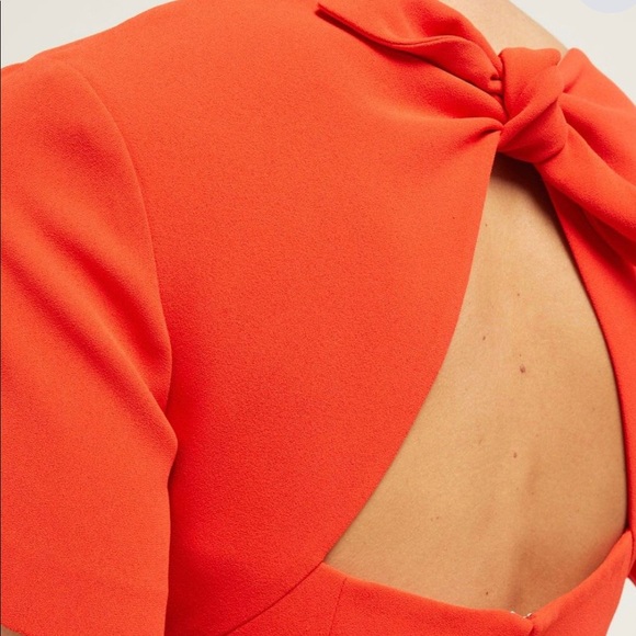 DVF Tie Back Midi Dress - Picture 4 of 8